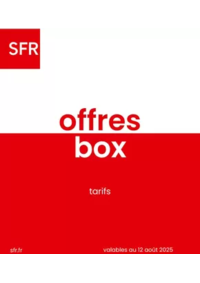 Prospectus SFR TOURVILLE-LA-RIVIÈRE Centre Commercial Carrefour : Offres box