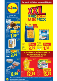 Prospectus Lidl BAPAUME : Vos produits du quotidien sont en format XXL chez Lidl, faites des économies !