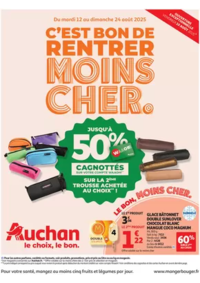 Prospectus Auchan Villeneuve-d'Ascq V2 : C'est bon de rentrer moins cher