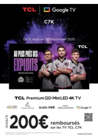 Prospectus BeDigital Vauvert : TCL TV C7K
