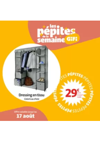 Prospectus Gifi ST MEDARD EN JALLE : Du 13 au 17 août uniquement, au prix incroyable de 29€