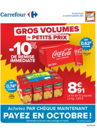 Prospectus Carrefour CHARENTON LE PONT : GROS VOLUMES = PETITS PRIX