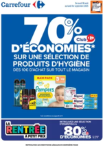 Prospectus Carrefour Drive : 70% D'ÉCONOMIES SUR UNE SÉLECTION DE PRODUIT D'HYGIÈNE
