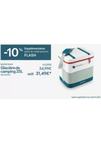 Prospectus DECATHLON Cergy Pontoise : -10% avec le code FLASH