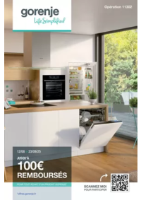 Prospectus Boulanger Besançon : OFFRE Gorenje: jusqu'à 100€ remboursés !