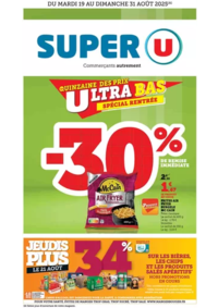 Prospectus Super U SISTERON : Quinzaine Commerçante