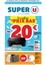 Prospectus Super U : Spécial Rentrée des classes