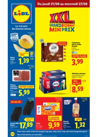 Prospectus Lidl ST PHILBERT DE GRANDLIEU : Plus c'est grand, plus c'est fou ! Les formats XXL sont encore en rayon chez Lidl.