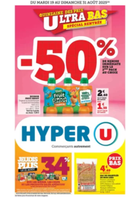 Prospectus Hyper U BRIE COMTE ROBERT : Quinzaine Commerçante