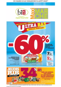 Prospectus Maximarché : QUINZAINE DES PRIX ULTRA BAS