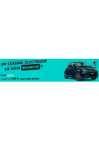 Prospectus Fiat PERTUIS : Passer à l’électrique, sans attendre, avec une voiture branchée et pour tous.