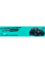 Prospectus Fiat : Passer à l’électrique, sans attendre, avec une voiture branchée et pour tous.