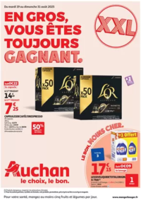 Prospectus Auchan NOYON : XXL : En gros, vous êtes toujours gagnant