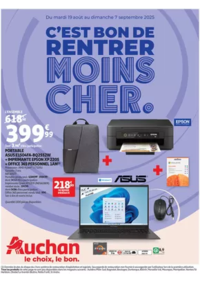 Prospectus Auchan SARCELLES Division Leclerc : Rentrée des classes : c'est bon de rentrer moins cher