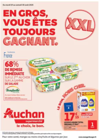 Prospectus Auchan Supermarché Launaguet : EN GROS, VOUS ÊTES TOUJOURS GAGNANT.