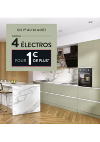 Prospectus Cuisine plus Toulouse - Colomiers : JUSQU'À 4 ÉLECTROS POUR 1€ DE PLUS !