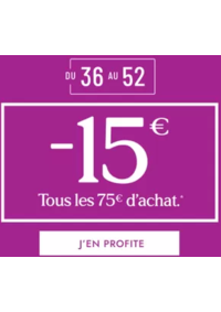 Prospectus Christine Laure QUIMPER : -15€ tous les 75€ d'achat* !