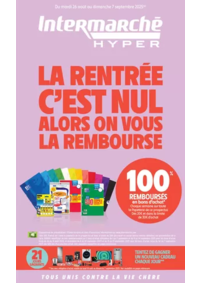 Prospectus Intermarché Hyper CAVAILLON : TF SEPTEMBRE 1 + CAHIER REGION