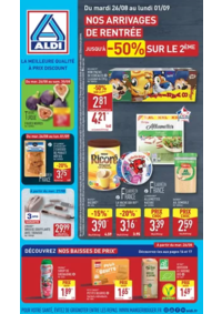 Prospectus Aldi Asnières-sur-Seine : Nos arrivages de rentrée