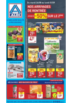 Prospectus Aldi : Nos arrivages de rentrée
