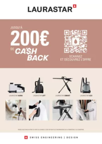 Prospectus Expert DECAZEVILLE : Laurastar - Jusqu'à €200 de cashback