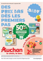 Prospectus Auchan : Des prix bas dès les premiers pas