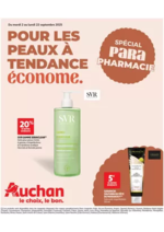 Prospectus Auchan : Pour les peaux à tendance économe