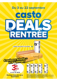 Prospectus Castorama OLIVET : Deals de rentrée