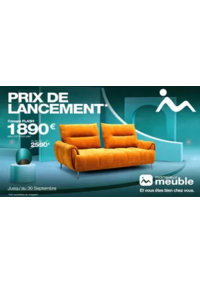 Prospectus Monsieur meuble GIEN : Profitez de nos PRIX DE LANCEMENT* et faites-vous plaisir dès aujourd’hui !