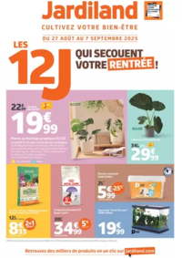 Prospectus Jardiland ALÈS : LES 12J QUI SECOUENT VOTRE RENTRÉE !