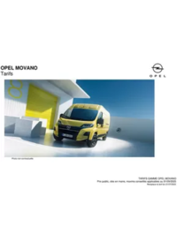 Prospectus Distributeur OPEL SA GARAGES DE CHAMPAGNE PROVINS : Opel Movano