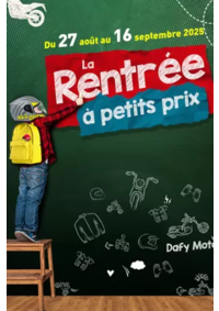 Prospectus DAFY MOTO Roanne : Avoir un bon équipement de moto est indispensable pour rouler en toute sécurité. Il est primordial d
