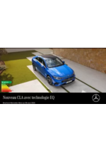 Prospectus Mercedes Benz : Nouveau CLA avec technologie EQ
