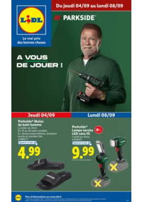 Prospectus Lidl SAINT AMBROIX : Retrouvez le nécessaire pour bricoler avec Parkside et faire du sport avec Crivit !