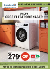 Prospectus E.Leclerc TULLE : SÉLECTION GROS ELECTROMÉNAGERS