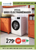 Prospectus E.Leclerc : SÉLECTION GROS ELECTROMÉNAGERS
