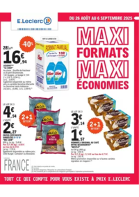 Prospectus E.Leclerc LA FERTE MACE : DEPENSER MOINS 18 GV - MIXTE