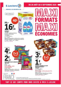 Prospectus E.Leclerc AZAY LE BRULE : DEPENSER MOINS 18 GV - MIXTE