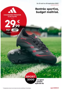 Prospectus Sport 2000 HAGETMAU : Rentrée sportive, budget maîtrisé.