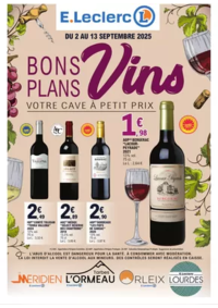 Prospectus E.Leclerc LOURDES : SELECTIONS VINS