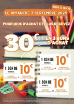 Prospectus E.Leclerc : Bons dachat 7 septembre