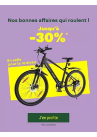 Prospectus Nature & Découvertes VALENCIENNES : Nos bonnes affaires qui roulent!