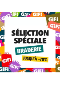 Prospectus Gifi HAUTMONT : Petite sélection d'articles spéciale braderie ! Jusqu'à -70%