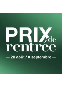 Prospectus Cuir Center La Rochelle - Angoulins sur Mer : Les Prix de Rentrée