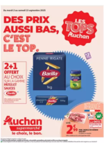 Prospectus Auchan Supermarché : Des prix aussi bas, c'est le top dans votre super
