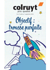 Prospectus Colruyt SAINT-CLAUDE : Objectif : trousse parfaite