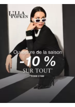 Promos et remises  : Ouverture de la saison
