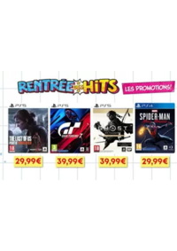 Prospectus Micromania Châteauroux : Rentrée des hits