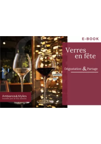 Prospectus AMBIANCE & STYLES PUGET SUR ARGENS : Verres en fête