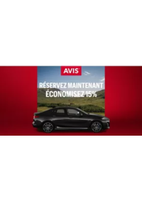 Prospectus AVIS - Romilly sur Seine - ville : 15 % sur la location de fin d’été, d‘automne et d’hiver